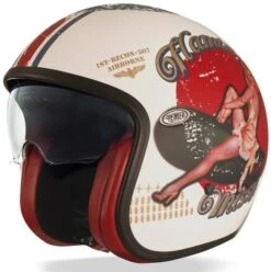 Vintage Pin Up 8 BM Motorhelm